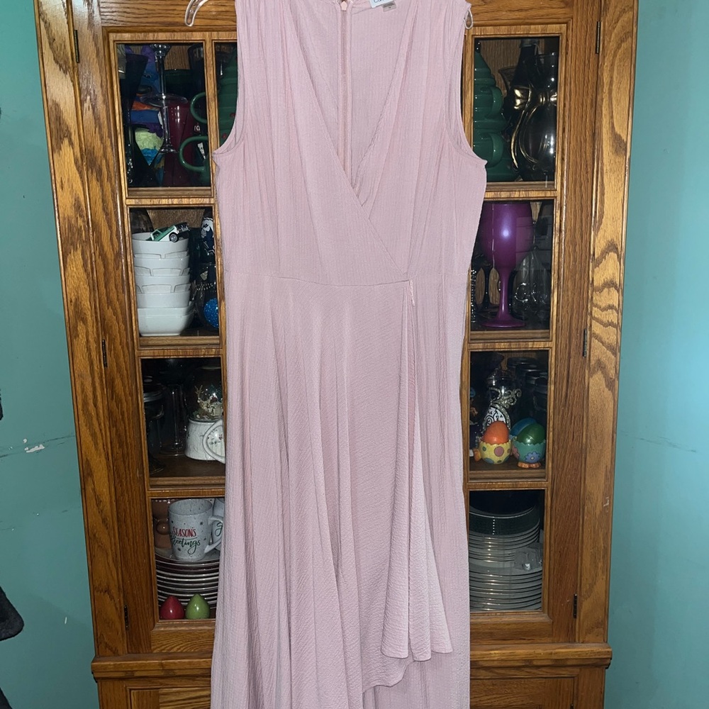 Calvin Klein Soft Pink Maxi Dress